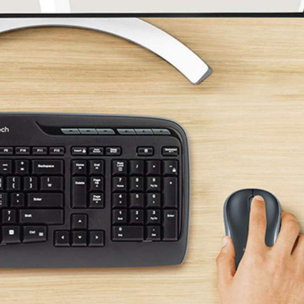 Tastatura & Mouse Logitech Desktop MK330 Black Home and Office, Fără fir photo 9