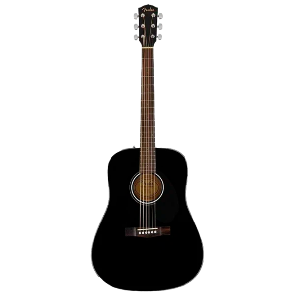 Chitară acustică Fender CD-60S WF Black Dreadnought, 4/4 photo 1