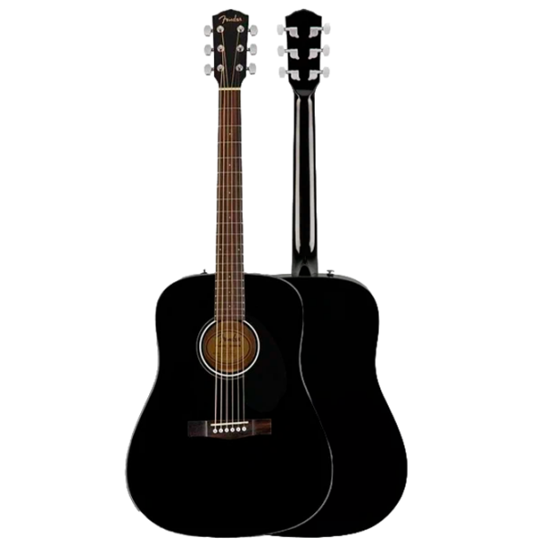 Chitară acustică Fender CD-60S WF Black Dreadnought, 4/4 photo 3