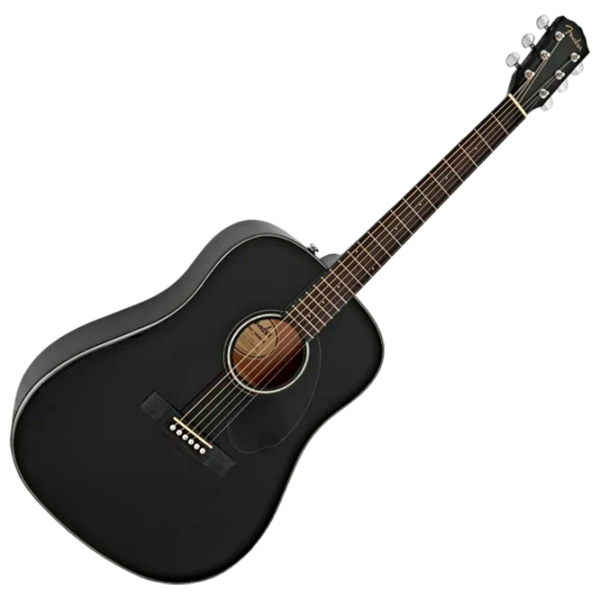 Chitară acustică Fender CD-60S WF Black Dreadnought, 4/4 photo 6