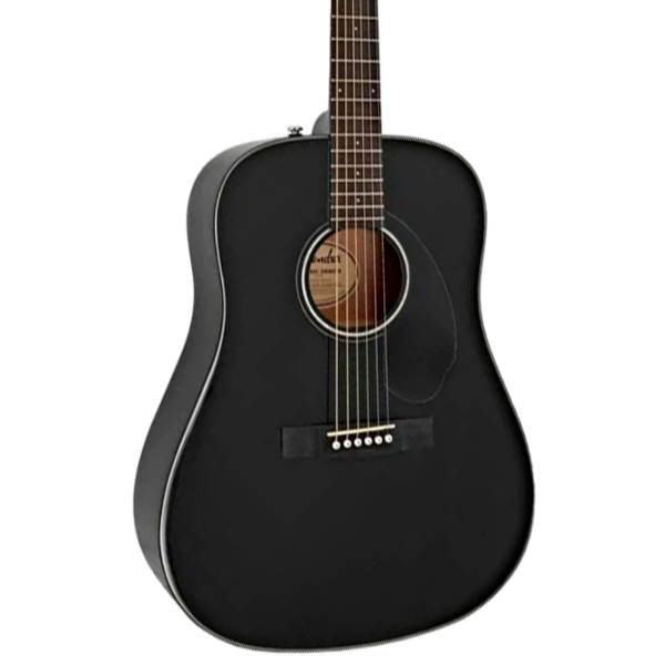 Chitară acustică Fender CD-60S WF Black Dreadnought, 4/4 photo 7