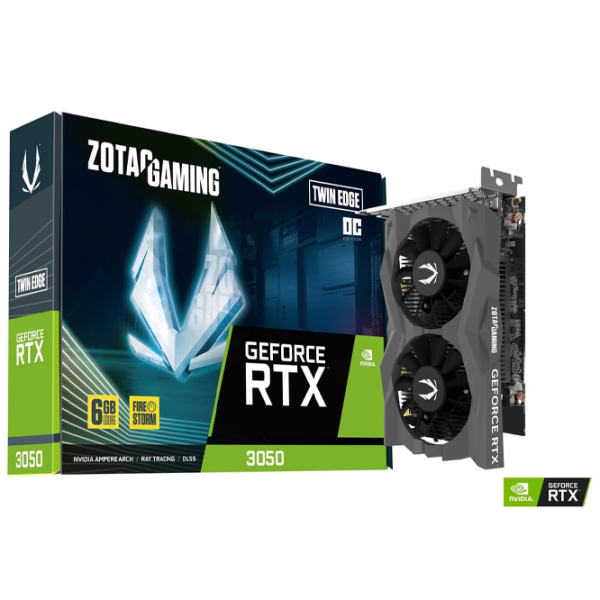 Видеокарта Zotac GeForce RTX 3050 Twin Edge OC 6 ГБ PCI Express x8 4.0 photo 6