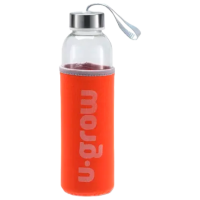 Sticlă pentru apă U-GROW UGBTL Transparent 500 ml