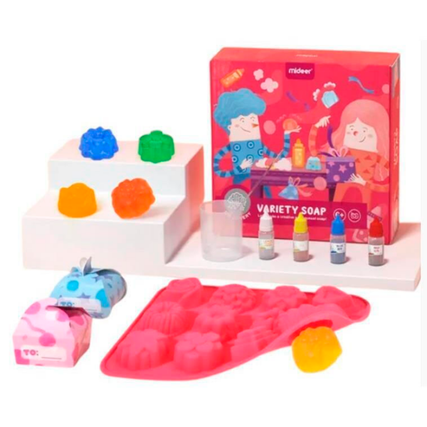 Set de creație Mideer Discovery Variety Soap 10566 Pink Pentru copii, 6+ photo 6