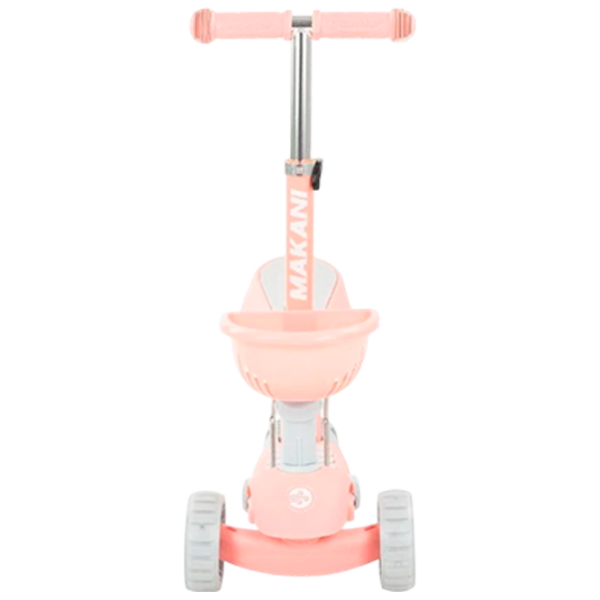 Trotinetă pentru copii cu trei roți Kikka Boo Bon Bon 3 in 1 (3801006010942) Pink 3 ani, 50 kg, Din plastic cu silicon photo 4