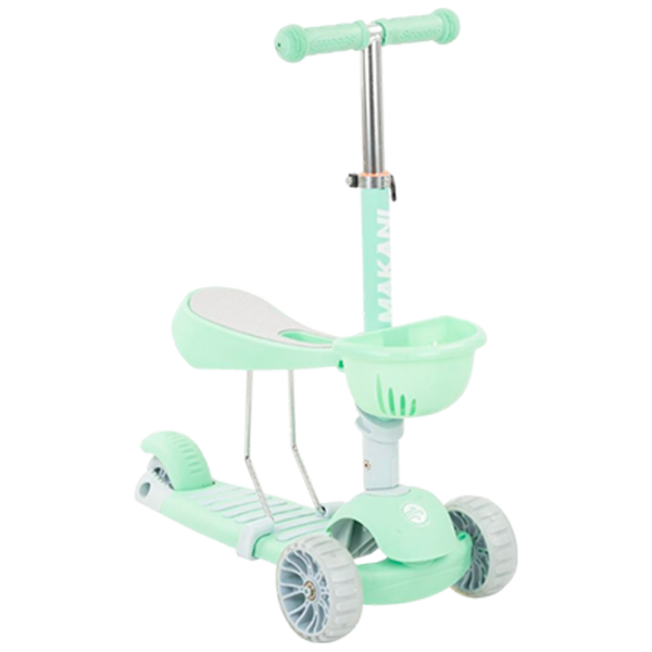 Trotinetă pentru copii cu trei roți Kikka Boo Bon Bon 3 in 1 (3801006010959) Mint 3 ani, 50 kg, Din plastic cu silicon photo 1