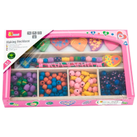 Креативный набор VIGA Making Necklace 52729 9847 Розовый Для детей, 3+