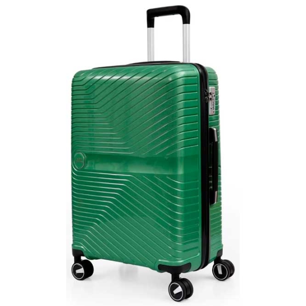 Valiză CCS 5239 Green Metalic 105l   photo 2