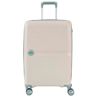 Valiză CCS 5239 White Blue 105l 