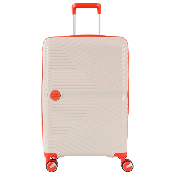 Valiză CCS 5239 White Orange 105l   photo 1