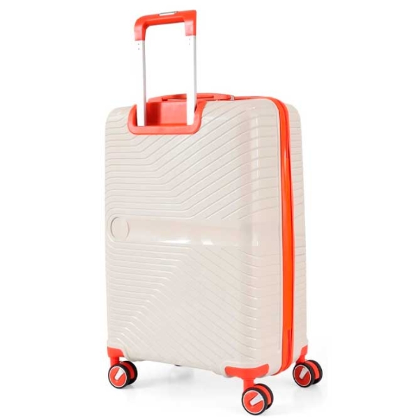 Valiză CCS 5239 White Orange 105l   photo 3