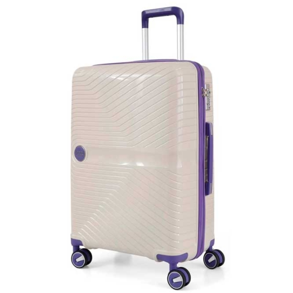 Valiză CCS 5239 White Purple 105l   photo 2