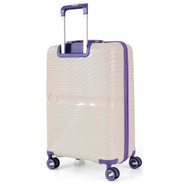 Valiză CCS 5239 White Purple 105l   photo 3