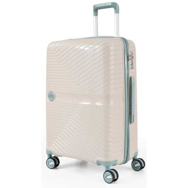Valiză CCS 5239 White Blue 62l   photo 2