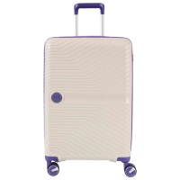 Valiză CCS 5239 White Purple 62 l 