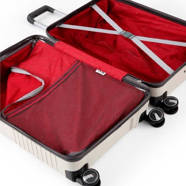 Valiză CCS 5239 White Anthracite 45l   photo 5