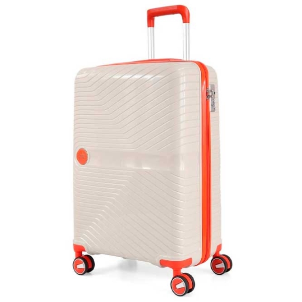 Valiză CCS 5239 White Orange 45l   photo 2