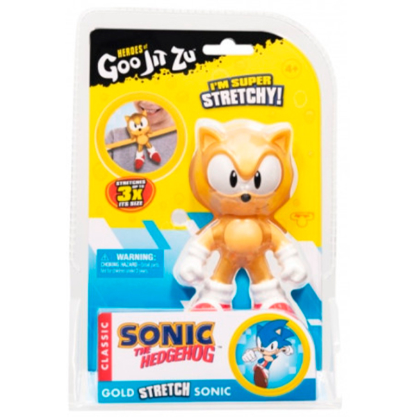 Jucărie moale Goojitzu Sonic The Headgehog 4+ / Gold photo 5