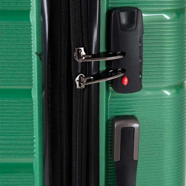 Valiză CCS 5241 Green Metalic 105l   photo 5