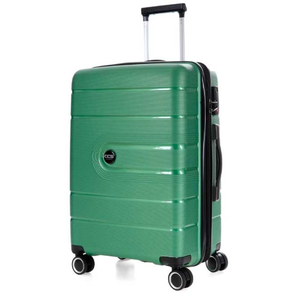 Valiză CCS 5241 Green Metalic 45l   photo 4