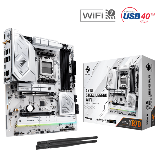 Материнская плата ASRock X870 STEEL LEGEND WIFI ATX  photo 5