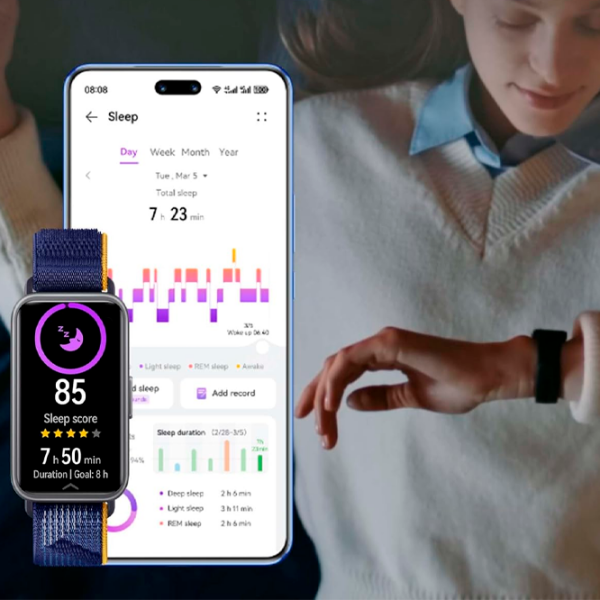 Фитнес-браслет Huawei Band 9 Тёмно-серый 1.47", 194 x 368, AMOLED photo 6