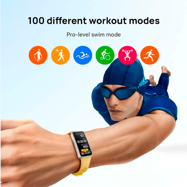 Фитнес-браслет Huawei Band 9 Желтый 1.47", 194 x 368, AMOLED photo 6