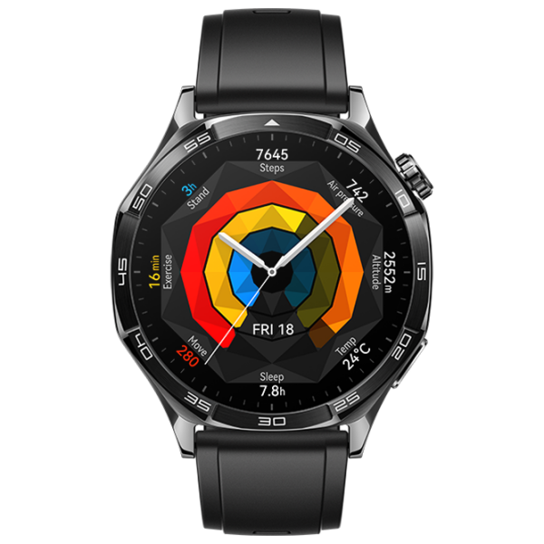 Ceas inteligent Huawei Watch GT 5 Black 1.43" | 46 mm | Oțel inoxidabil/Fluoroelastomer
| VLI-B19 photo 5