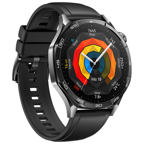 Ceas inteligent Huawei Watch GT 5 Black 1.43" | 46 mm | Oțel inoxidabil/Fluoroelastomer
| VLI-B19 photo 7