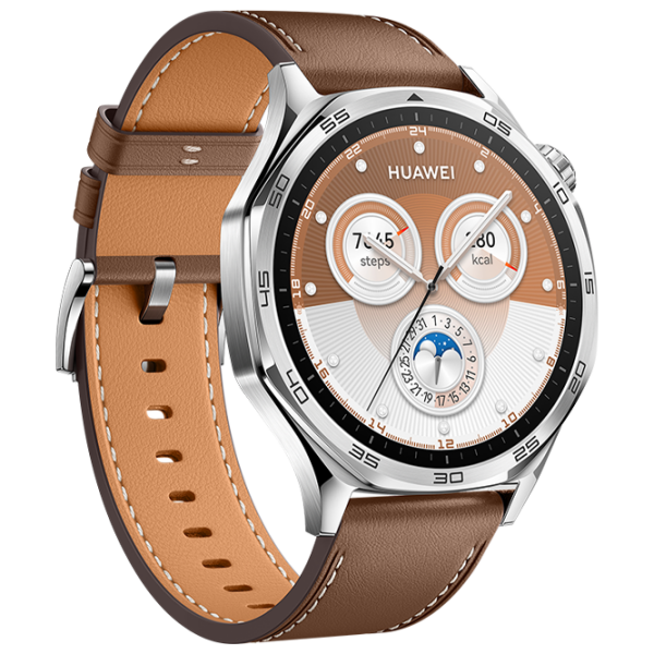 Ceas inteligent Huawei Watch GT 5 Silver 1.43" | 46 mm | Oțel inoxidabil/Piele
| VLI-B19 photo 3
