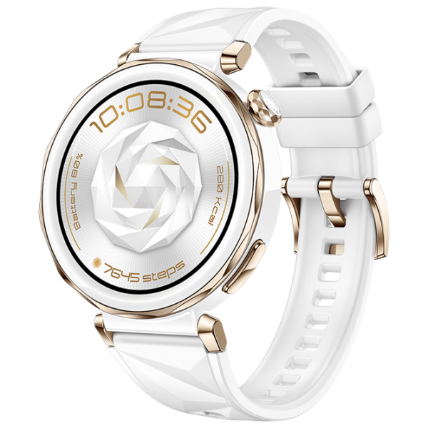 Ceas inteligent Huawei Watch GT 5 Pro White 1.32" | 42 mm | Oțel inoxidabil/Fluoroelastomer
|  photo 1