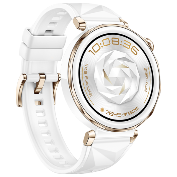 Ceas inteligent Huawei Watch GT 5 Pro White 1.32" | 42 mm | Oțel inoxidabil/Fluoroelastomer
|  photo 3