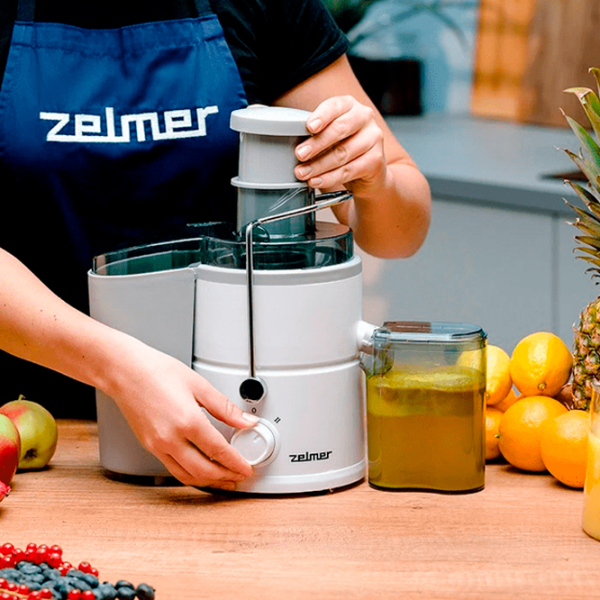 Storcator de fructe ZELMER ZJE3800 White 600 W, Centrifugă, Numărul de viteze: 2 photo 8
