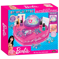 Креативный набор Cra-Z-Art Glitter & Shine Nail Studio Barbie 884920340527 Розовый Для девочек, 8+
