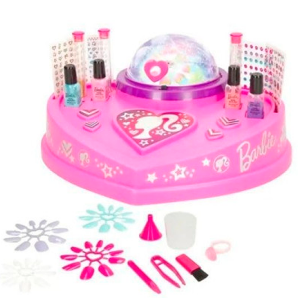 Креативный набор Cra-Z-Art Glitter & Shine Nail Studio Barbie 884920340527 Розовый Для девочек, 8+ photo 5