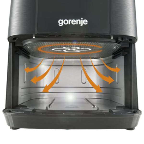 Aero Grill Gorenje AF1350DWB Black Electronic, 1350 W, 5.4 l photo 4