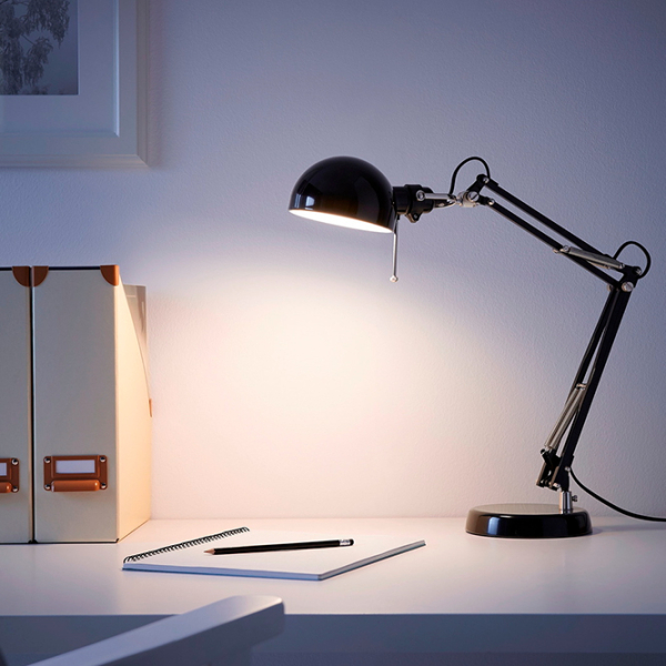 Veioză Ikea Forsa Black Rețea photo 5