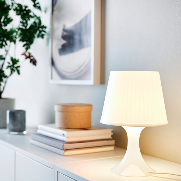 Нaстольная лампа Ikea Lampan Белый От сети photo 3
