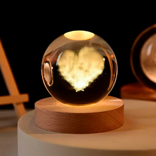 Lampă de noapte Desk lamp Heart Cloud Transparent Rețea photo 8