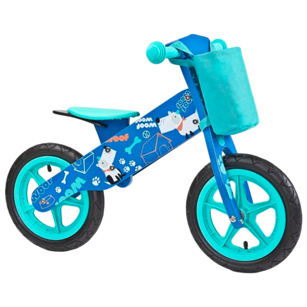 Bicicletă fără pedale Caretero Zap 12" Blue  Metal / Pentru copii photo 2