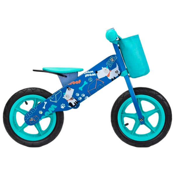 Bicicletă fără pedale Caretero Zap 12" Blue  Metal / Pentru copii photo 3