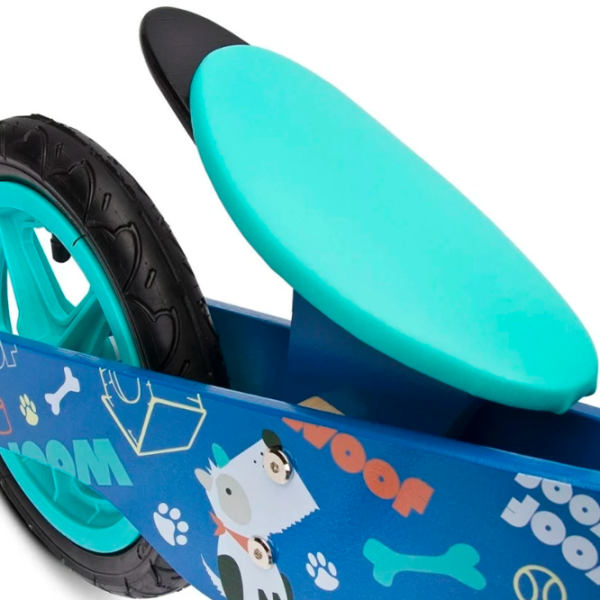 Bicicletă fără pedale Caretero Zap 12" Blue  Metal / Pentru copii photo 4