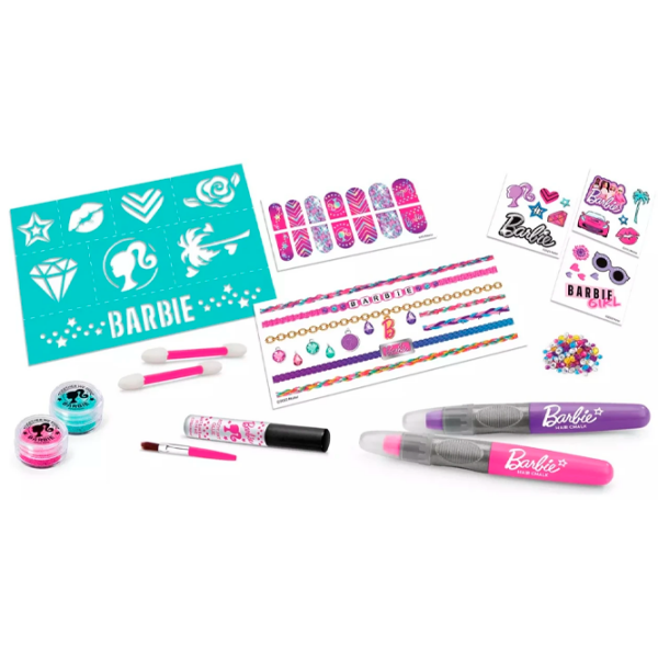 Креативный набор Cra-Z-Art Barbie Ultimate Glitter Beauty Set 3in1 884920340725 Розовый Для девочек, 8+ photo 3