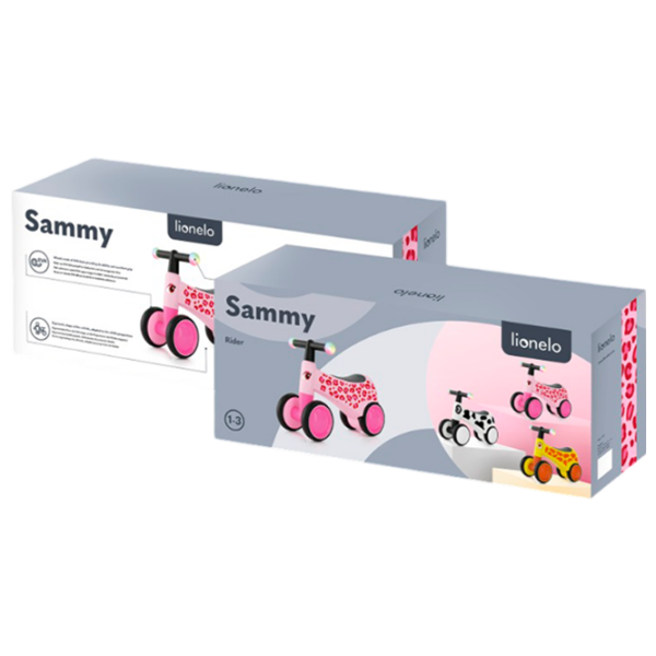 Bicicletă fără pedale Lionelo Sammy Pink  Plastic / Pentru copii photo 4