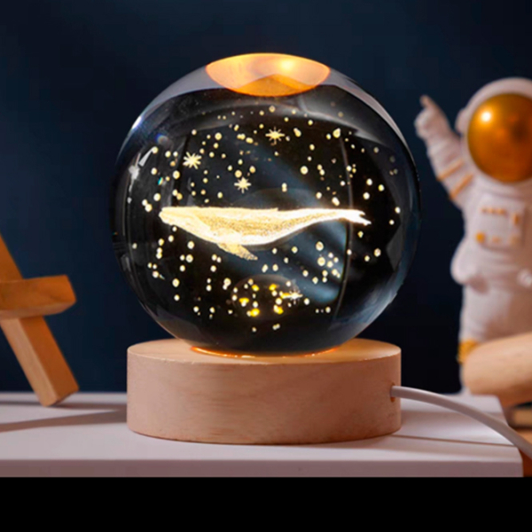 Lampă de noapte Desk lamp Whale Transparent Rețea photo 3