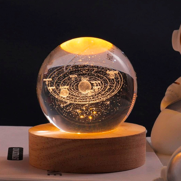 Lampă de noapte Desk lamp Solar System Transparent Rețea photo 3