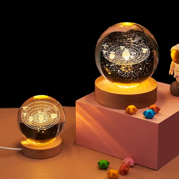 Lampă de noapte Desk lamp Solar System Transparent Rețea photo 8