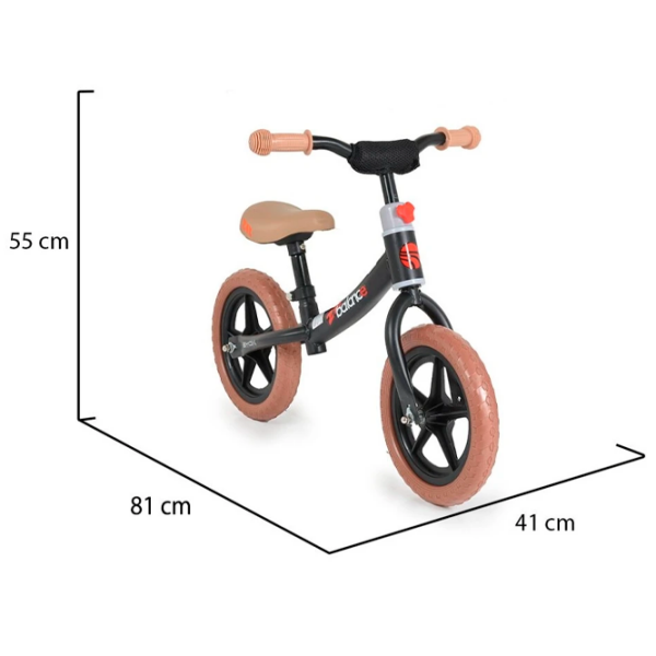 Bicicletă fără pedale Byox 2B Balance 12" Black  Metal / Pentru copii photo 5