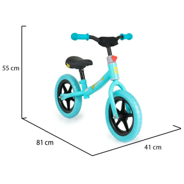 Bicicletă fără pedale Byox 2B Balance 12" Blue  Metal / Pentru copii photo 4