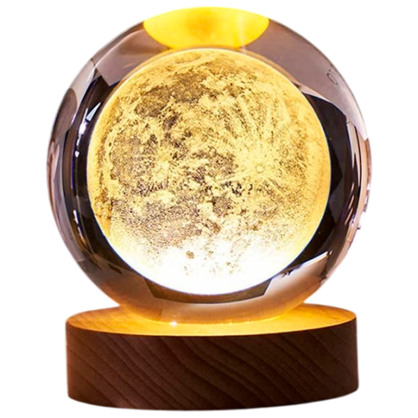 Lampă de noapte Desk lamp Moon Transparent Rețea photo 1